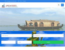 Tablet Screenshot of jayasreetravels.com